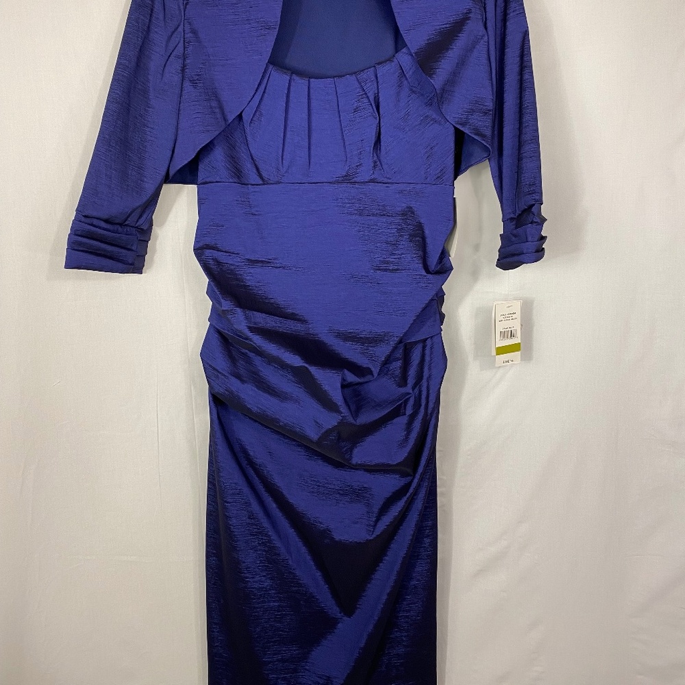 2 Piece Navy Blue Formal Dress Set